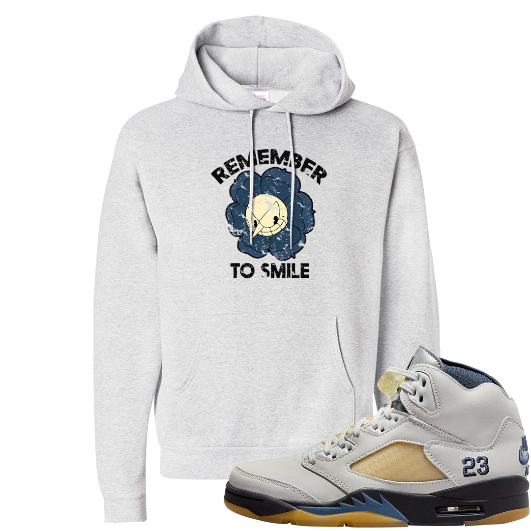 Dusk and Dawn 5s Hoodie | Remember To Smile, Ash