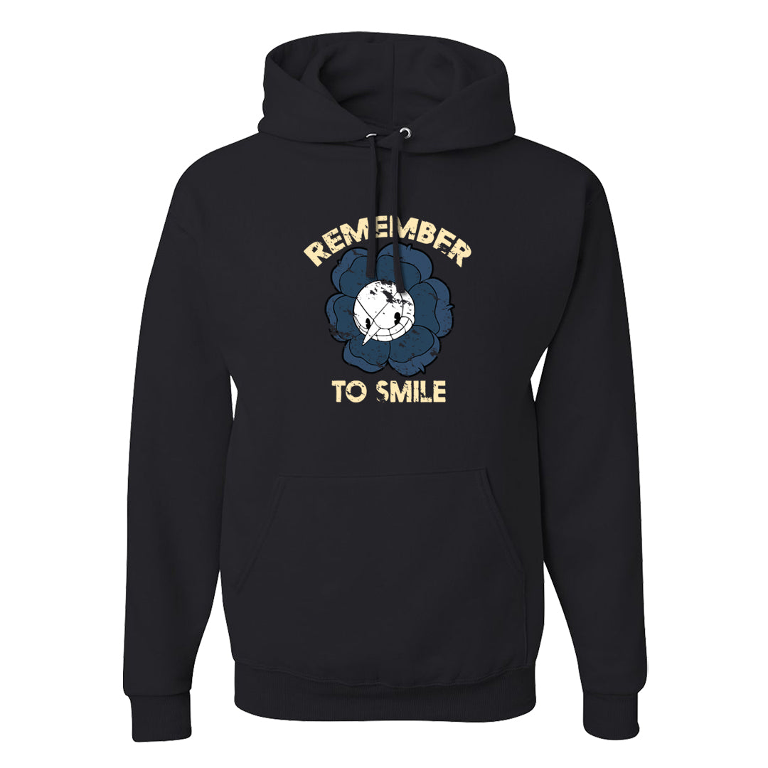 Dusk and Dawn 5s Hoodie | Remember To Smile, Black
