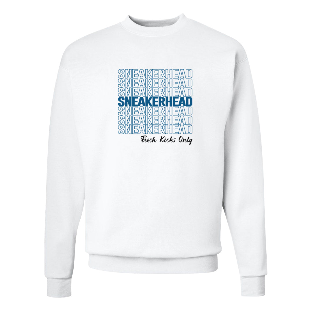 Dusk and Dawn 5s Crewneck Sweatshirt | Thank You Sneakers, White