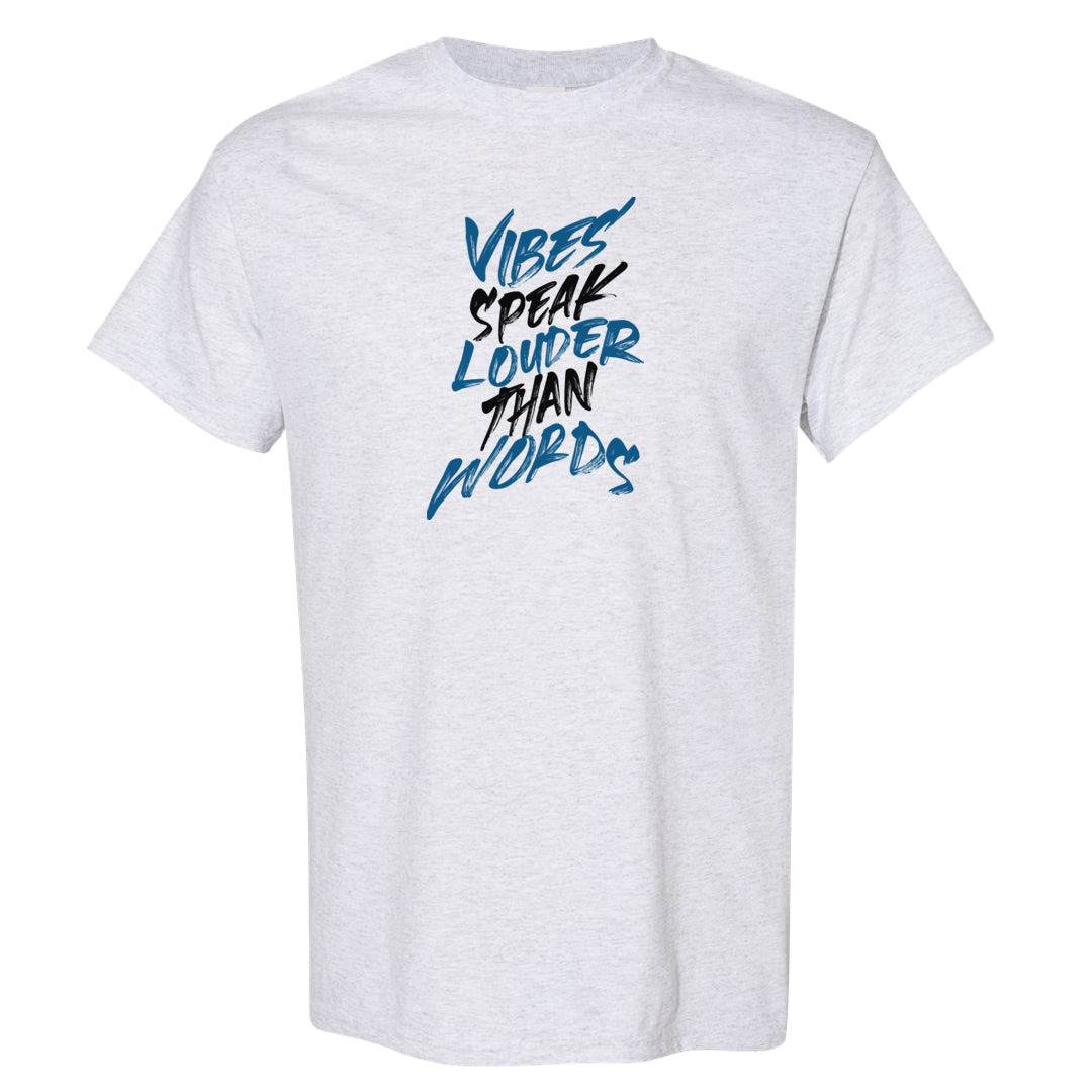 Dusk and Dawn 5s T Shirt | Vibes Speak Louder Than Words, Ash