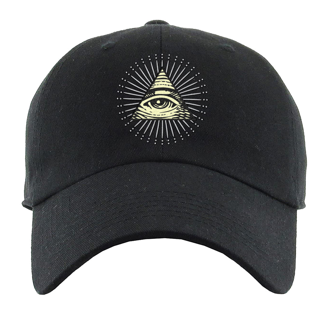 Indigo Haze 5s Dad Hat | All Seeing Eye, Black