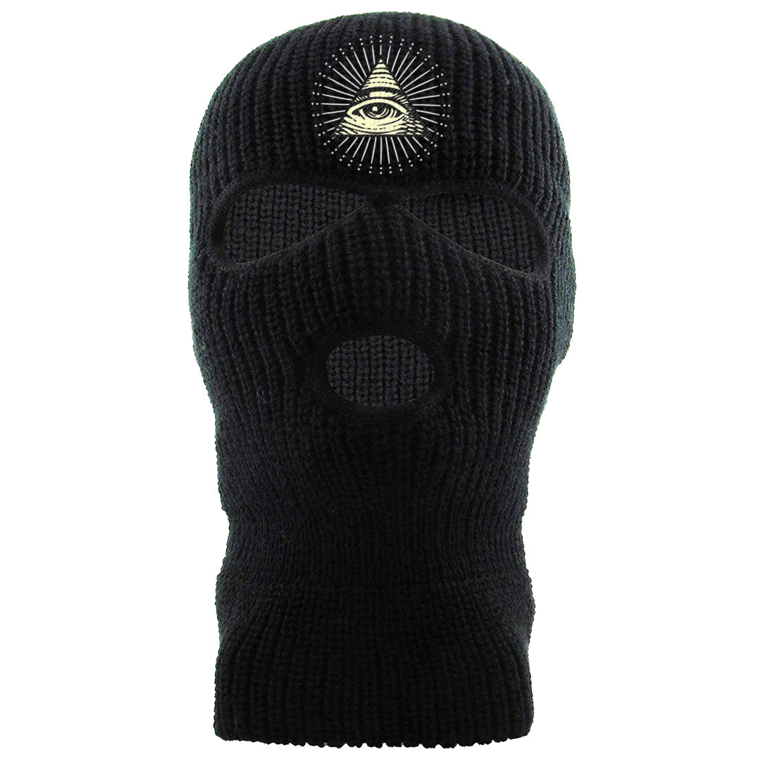 Indigo Haze 5s Ski Mask | All Seeing Eye, Black