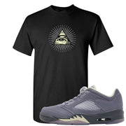 Indigo Haze 5s T Shirt | All Seeing Eye, Black