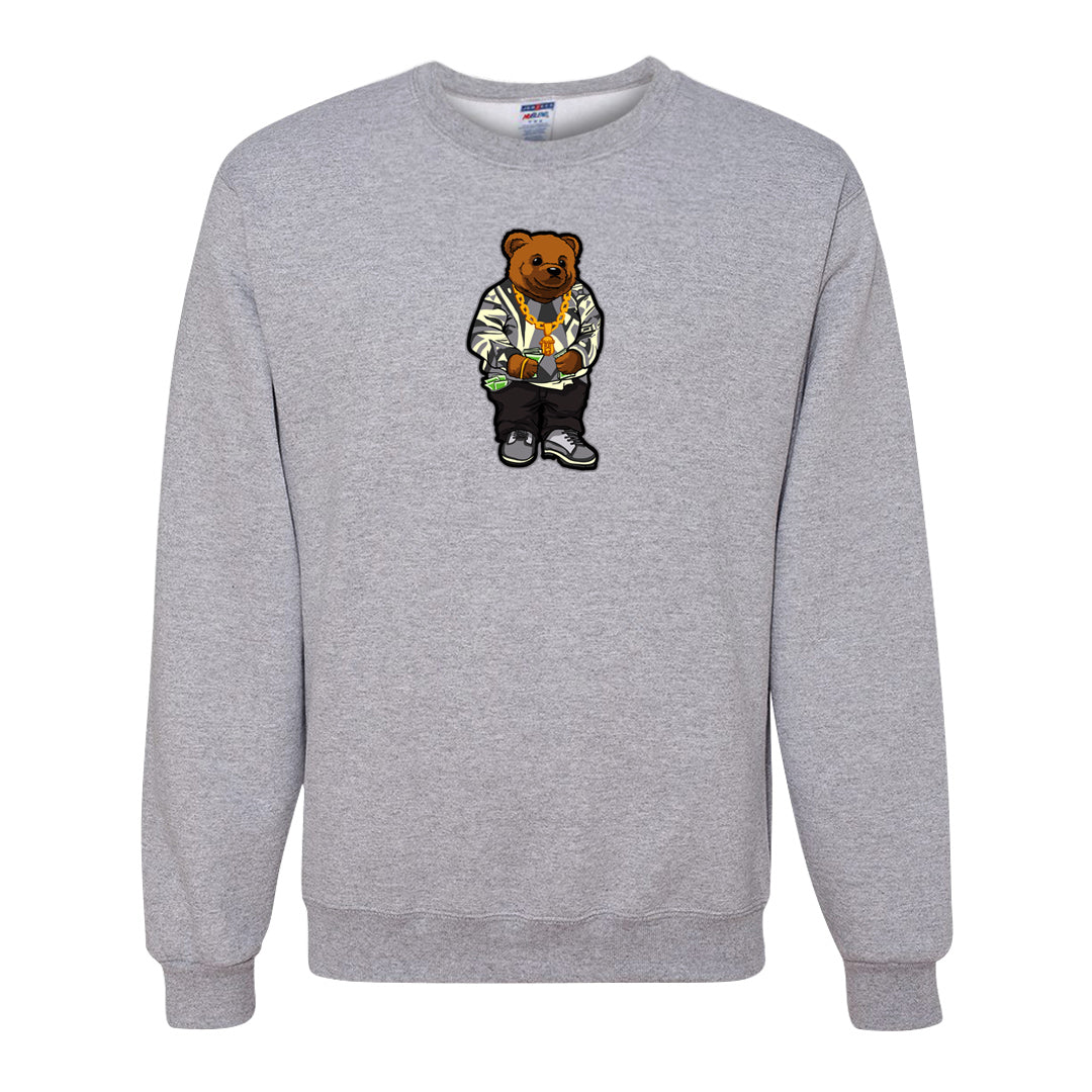 Indigo Haze 5s Crewneck Sweatshirt | Sweater Bear, Ash