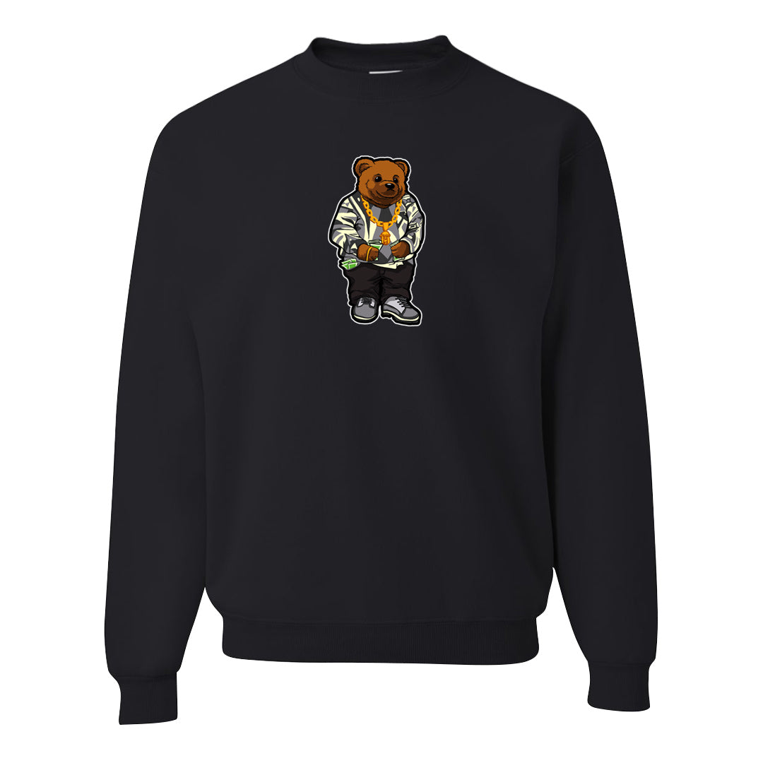 Indigo Haze 5s Crewneck Sweatshirt | Sweater Bear, Black