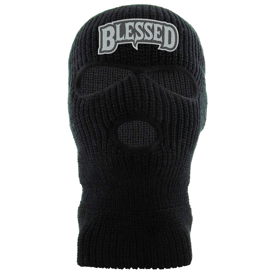 Indigo Haze 5s Ski Mask | Blessed Arch, Black