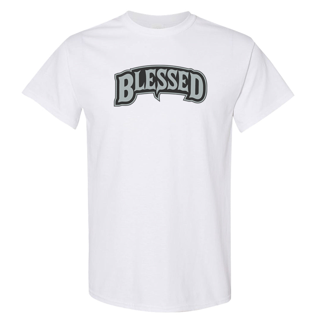 Indigo Haze 5s T Shirt | Blessed Arch, White
