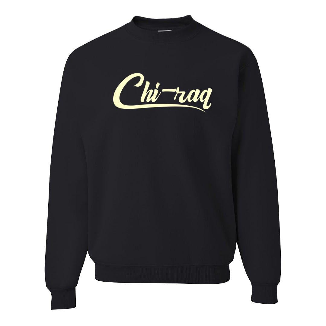 Indigo Haze 5s Crewneck Sweatshirt | Chiraq, Black