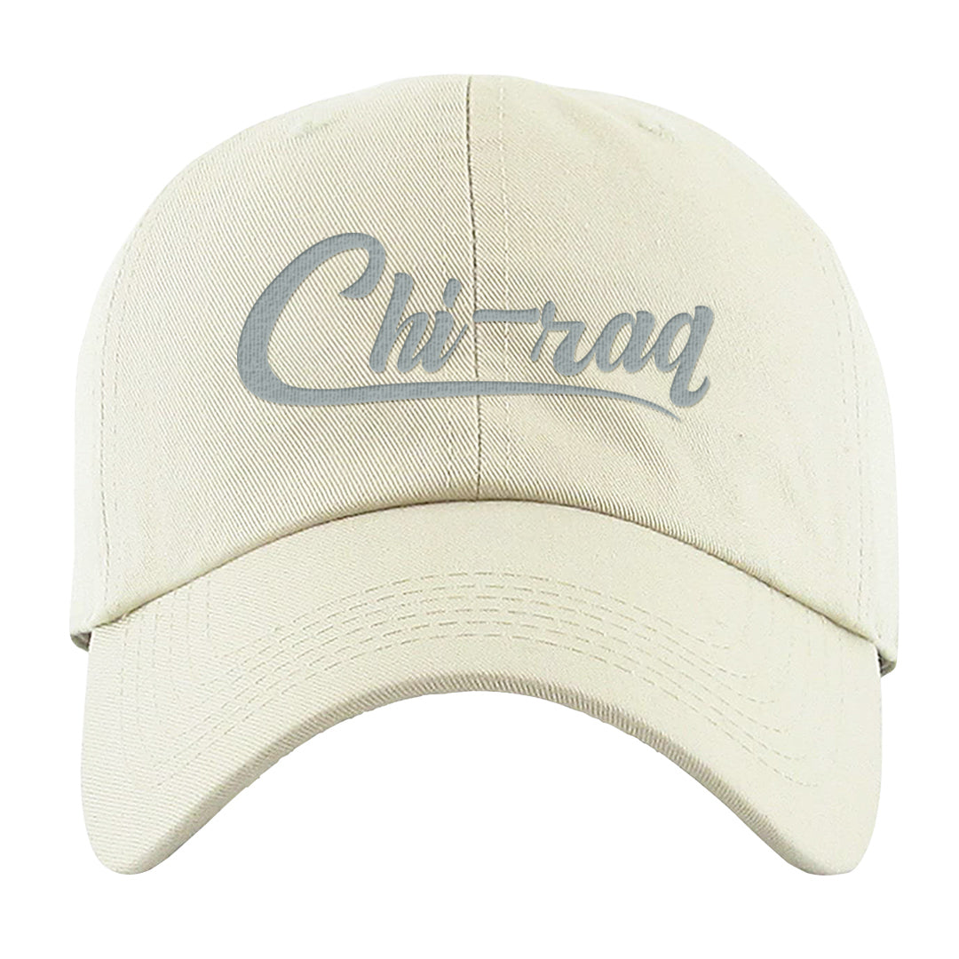 Indigo Haze 5s Dad Hat | Chiraq, White