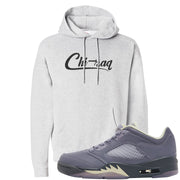 Indigo Haze 5s Hoodie | Chiraq, Ash