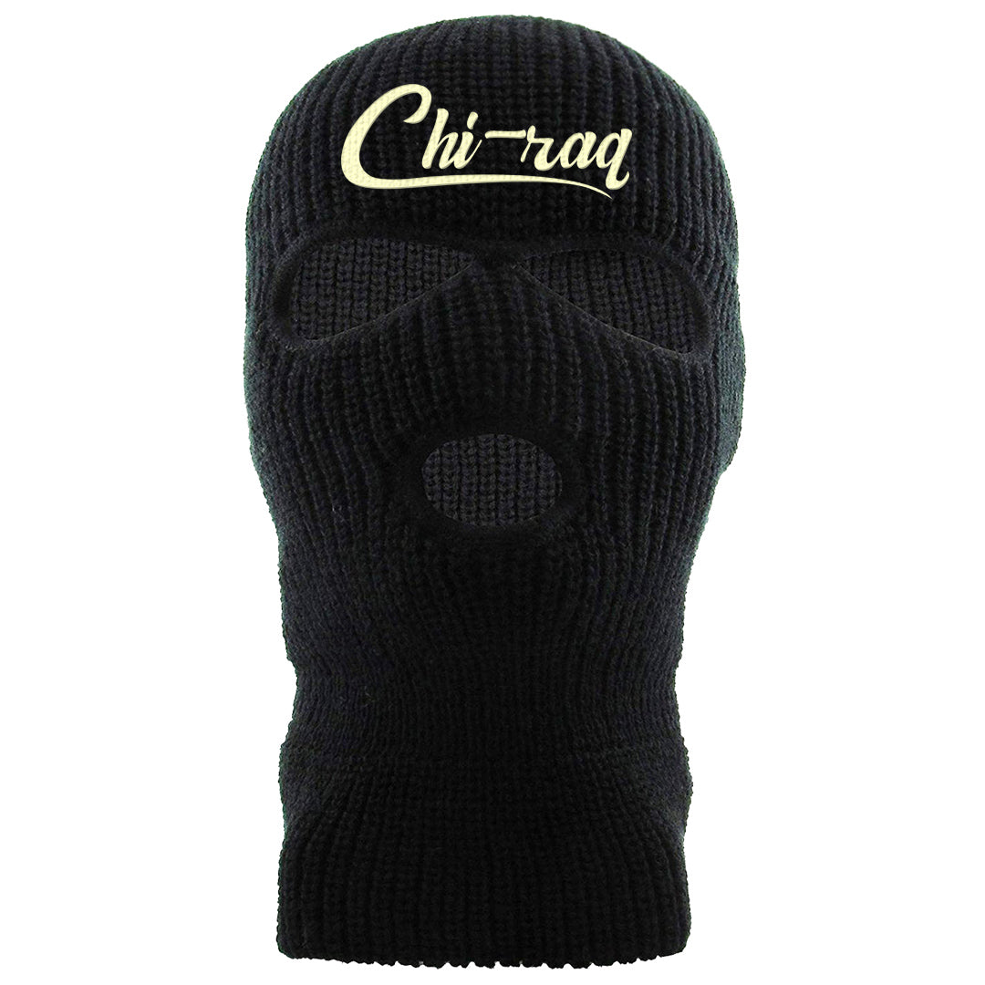 Indigo Haze 5s Ski Mask | Chiraq, Black