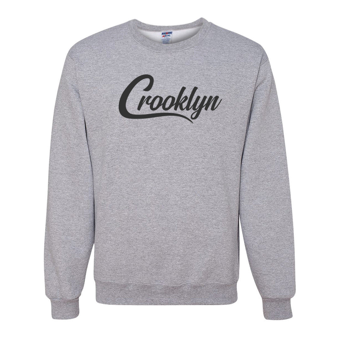 Indigo Haze 5s Crewneck Sweatshirt | Crooklyn, Ash