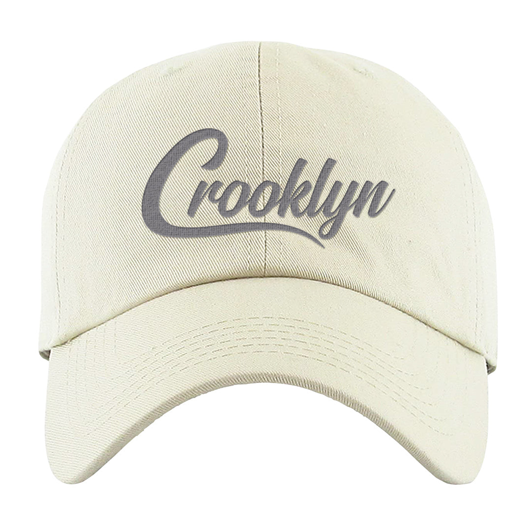 Indigo Haze 5s Dad Hat | Crooklyn, White