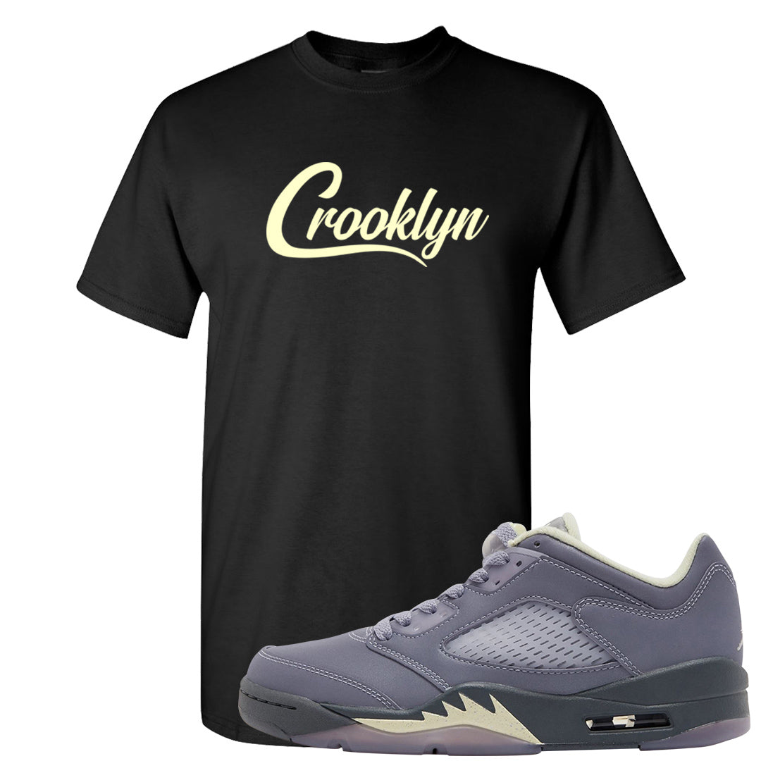 Indigo Haze 5s T Shirt | Crooklyn, Black