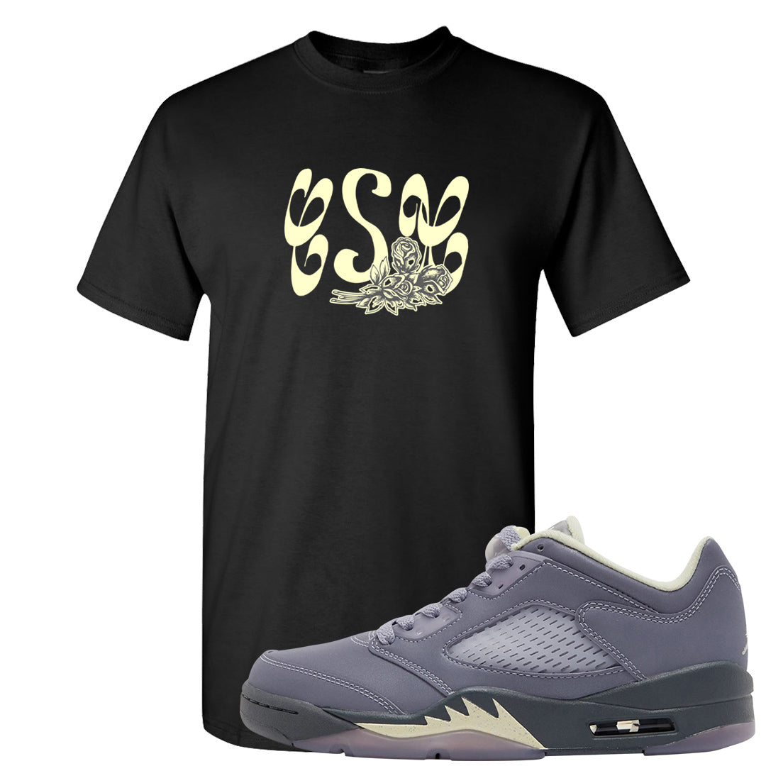 Indigo Haze 5s T Shirt | Certified Sneakerhead, Black