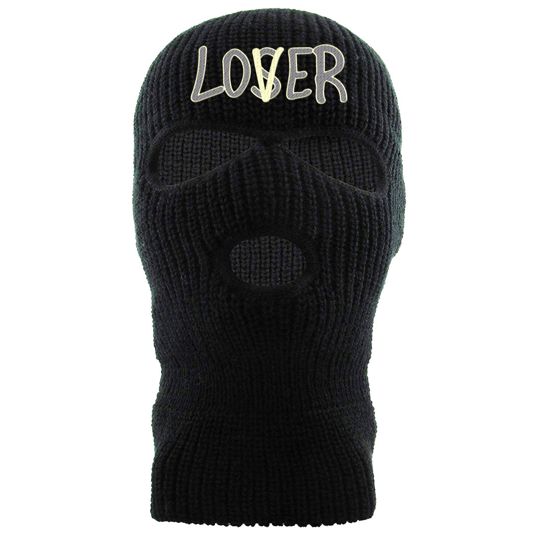 Indigo Haze 5s Ski Mask | Lover, Black