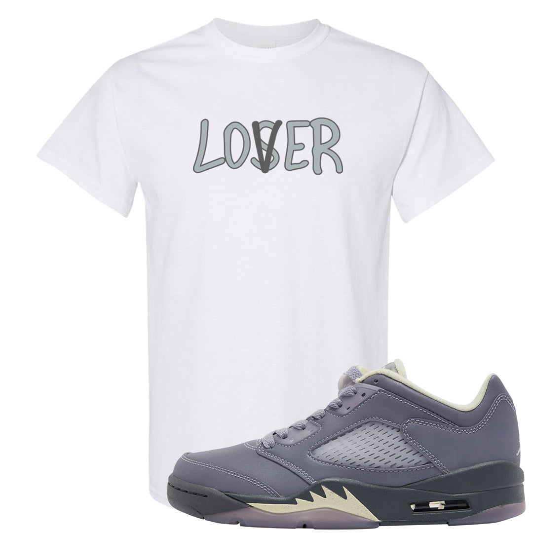 Indigo Haze 5s T Shirt | Lover, White