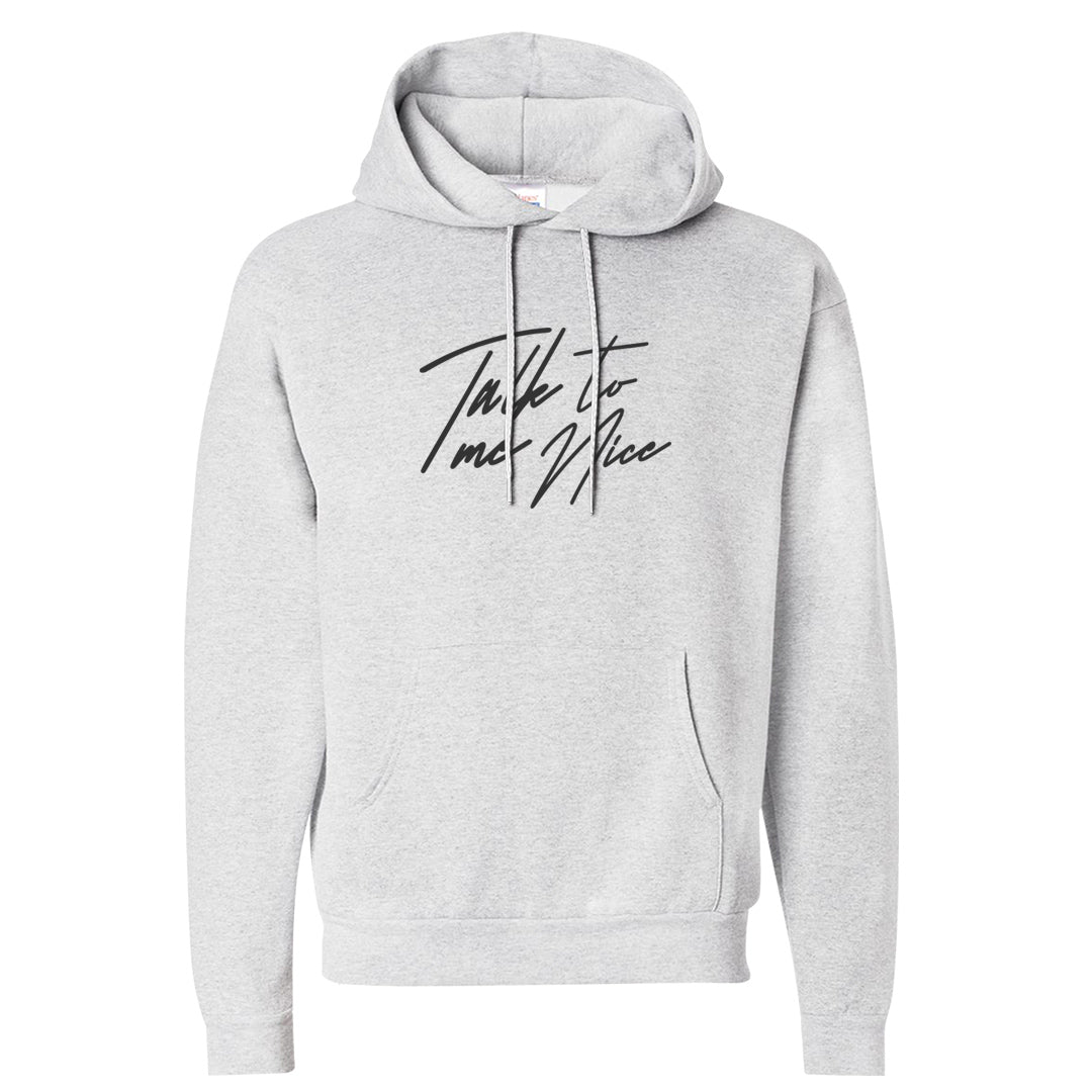 Indigo Haze 5s Hoodie | Talk To Me Nice, Ash