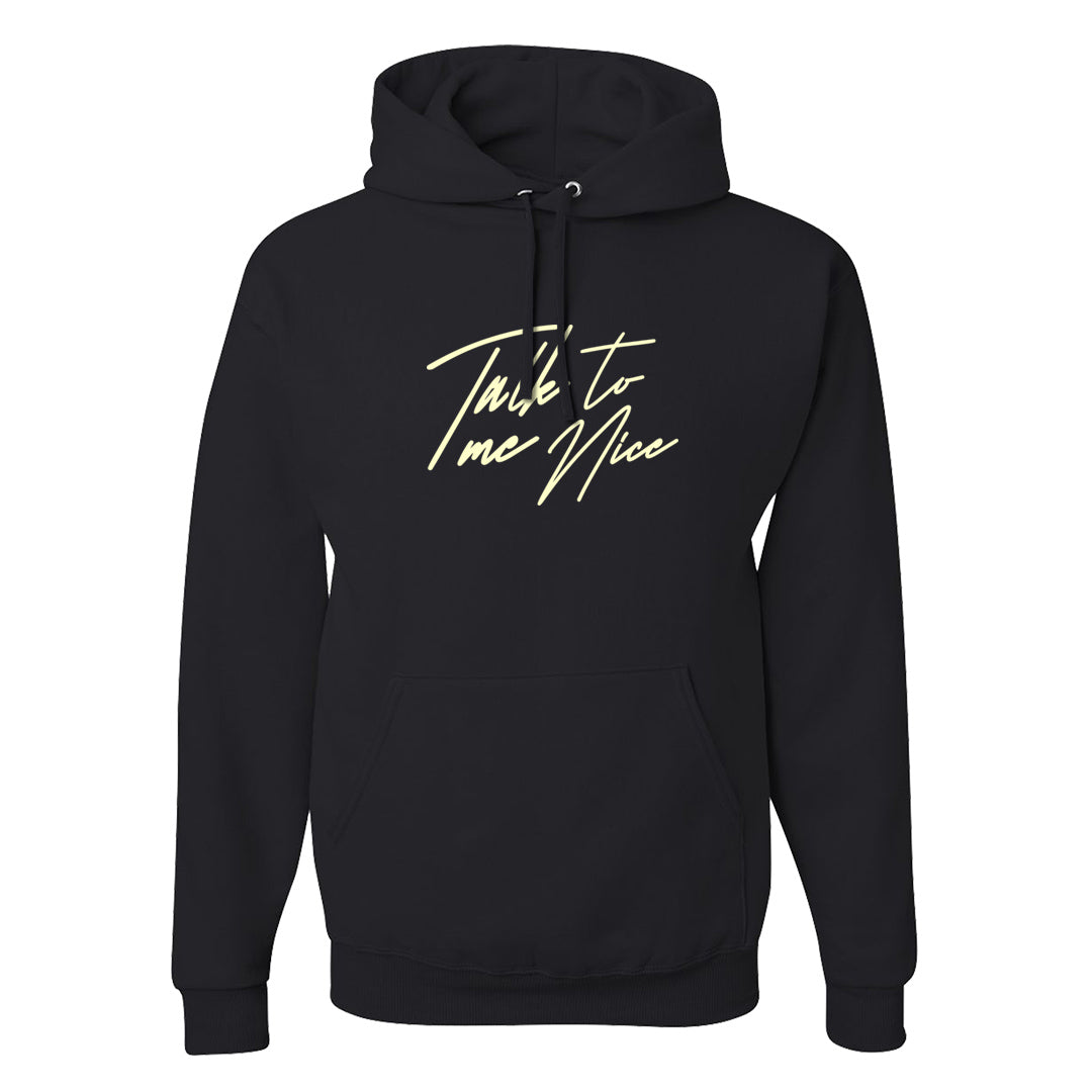 Indigo Haze 5s Hoodie | Talk To Me Nice, Black