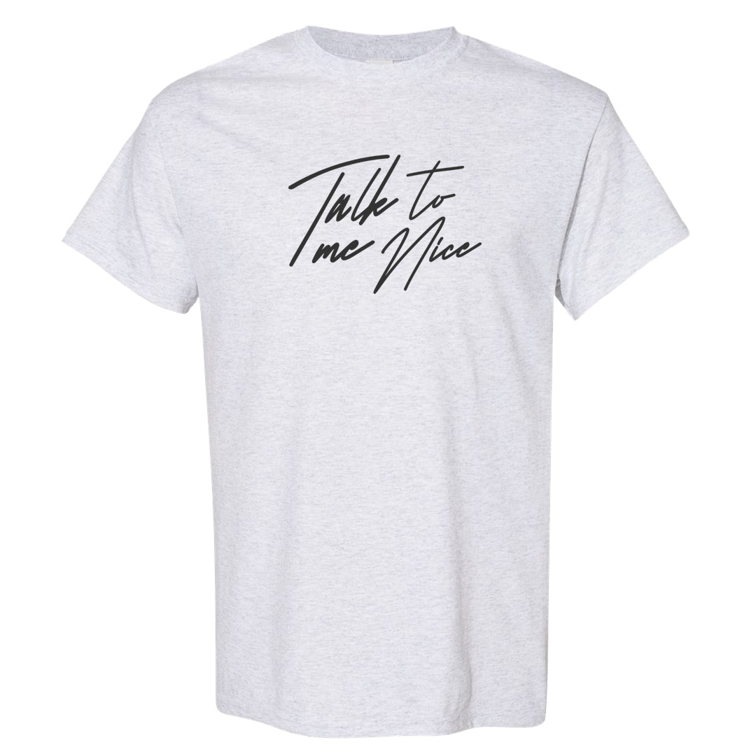 Indigo Haze 5s T Shirt | Talk To Me Nice, Ash