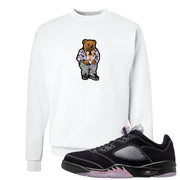 Dongdan Low 5s Crewneck Sweatshirt | Sweater Bear, White