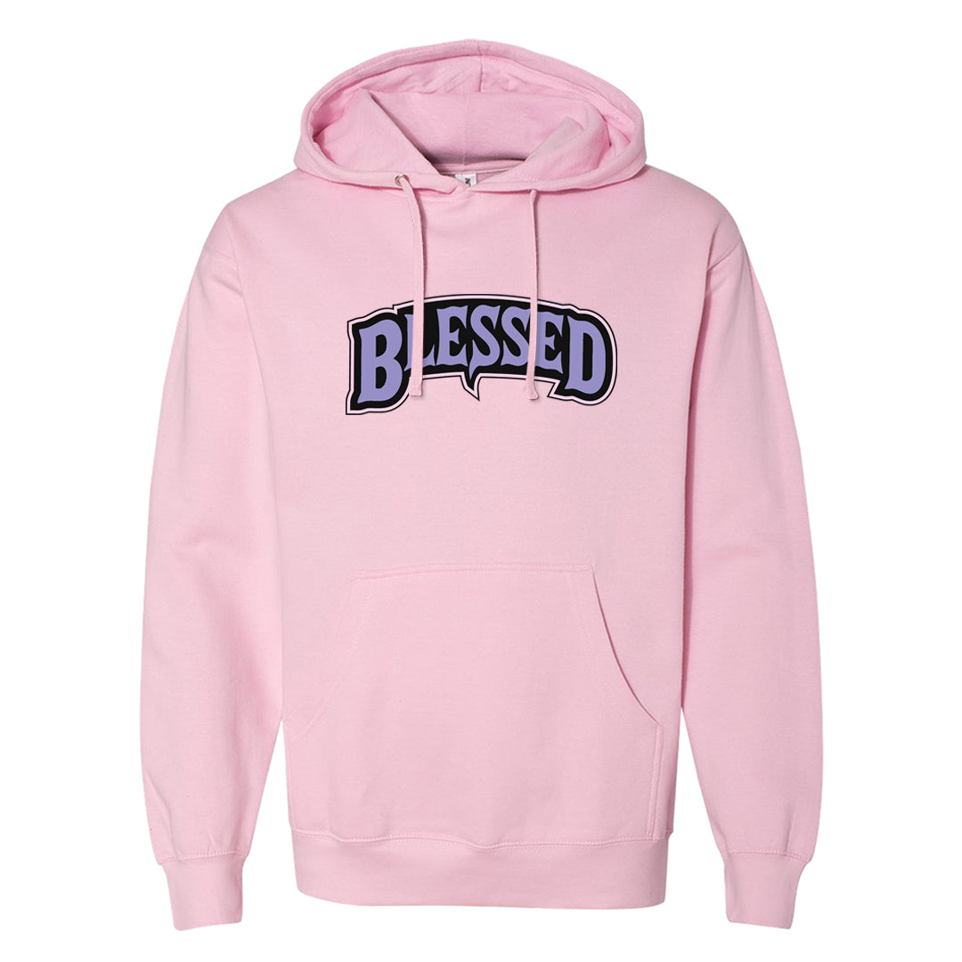 Dongdan Low 5s Hoodie | Blessed Arch, Light Pink