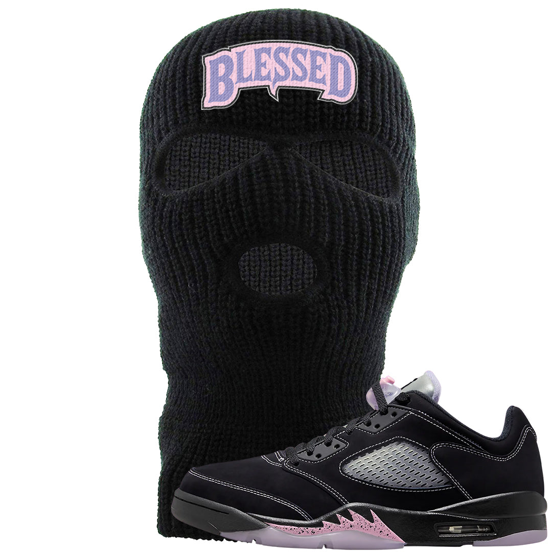 Dongdan Low 5s Ski Mask | Blessed Arch, Black