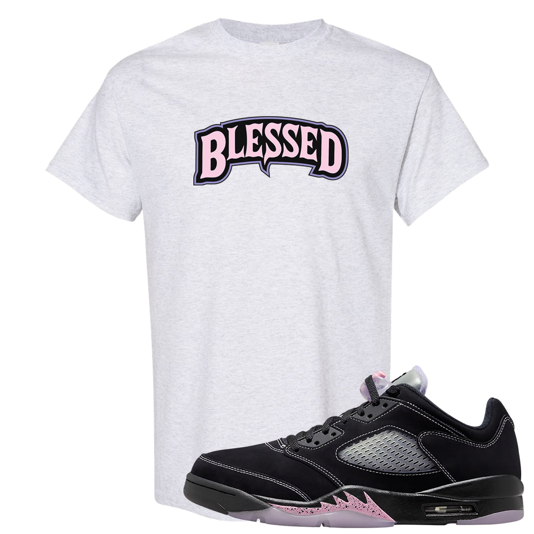 Dongdan Low 5s T Shirt | Blessed Arch, Ash