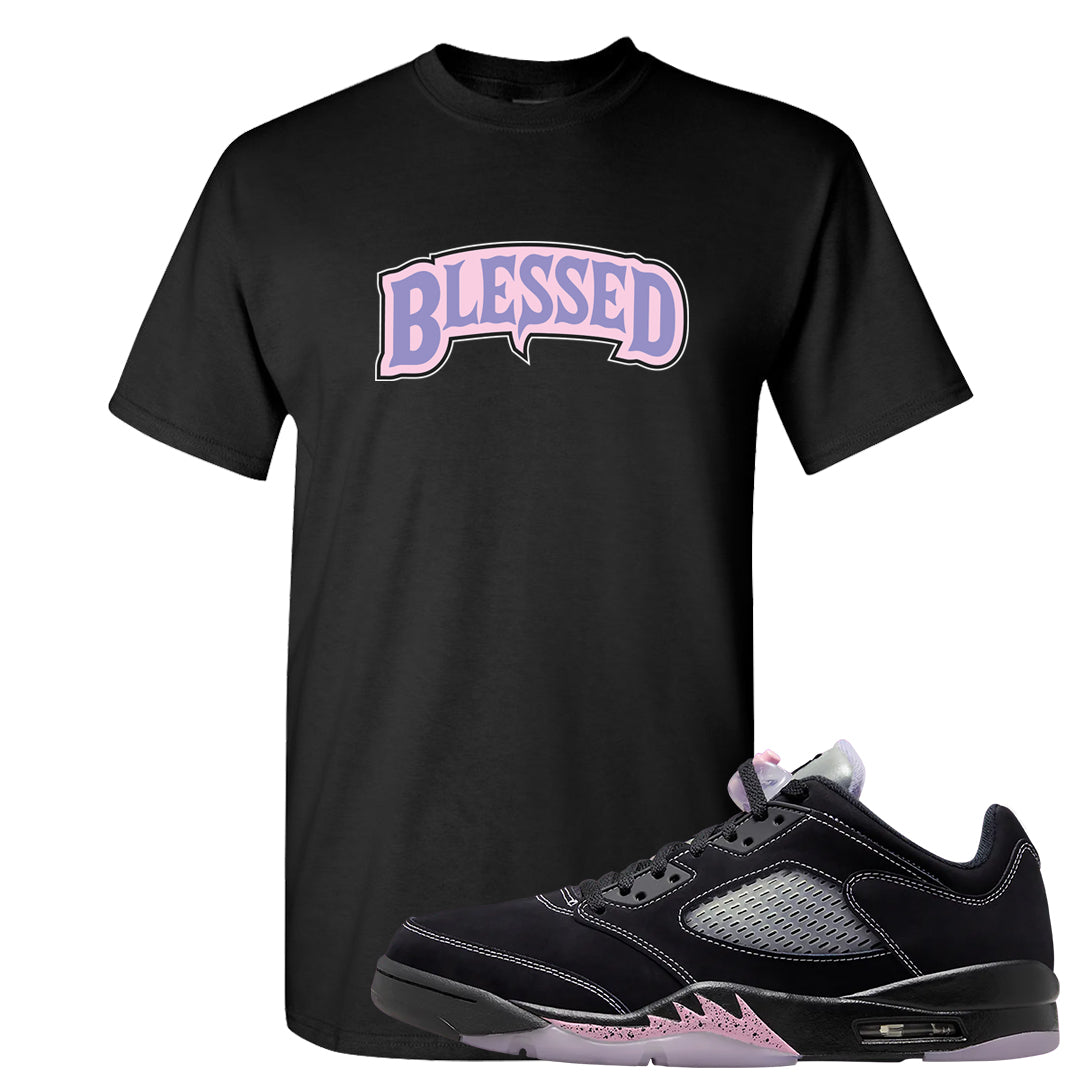 Dongdan Low 5s T Shirt | Blessed Arch, Black