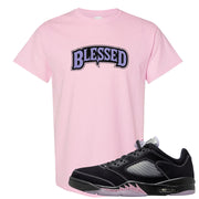 Dongdan Low 5s T Shirt | Blessed Arch, Light Pink