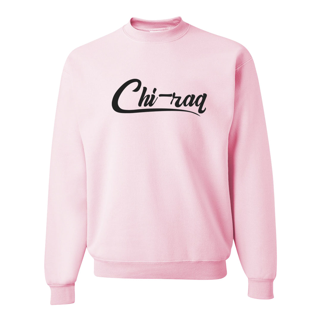 Dongdan Low 5s Crewneck Sweatshirt | Chiraq, Light Pink