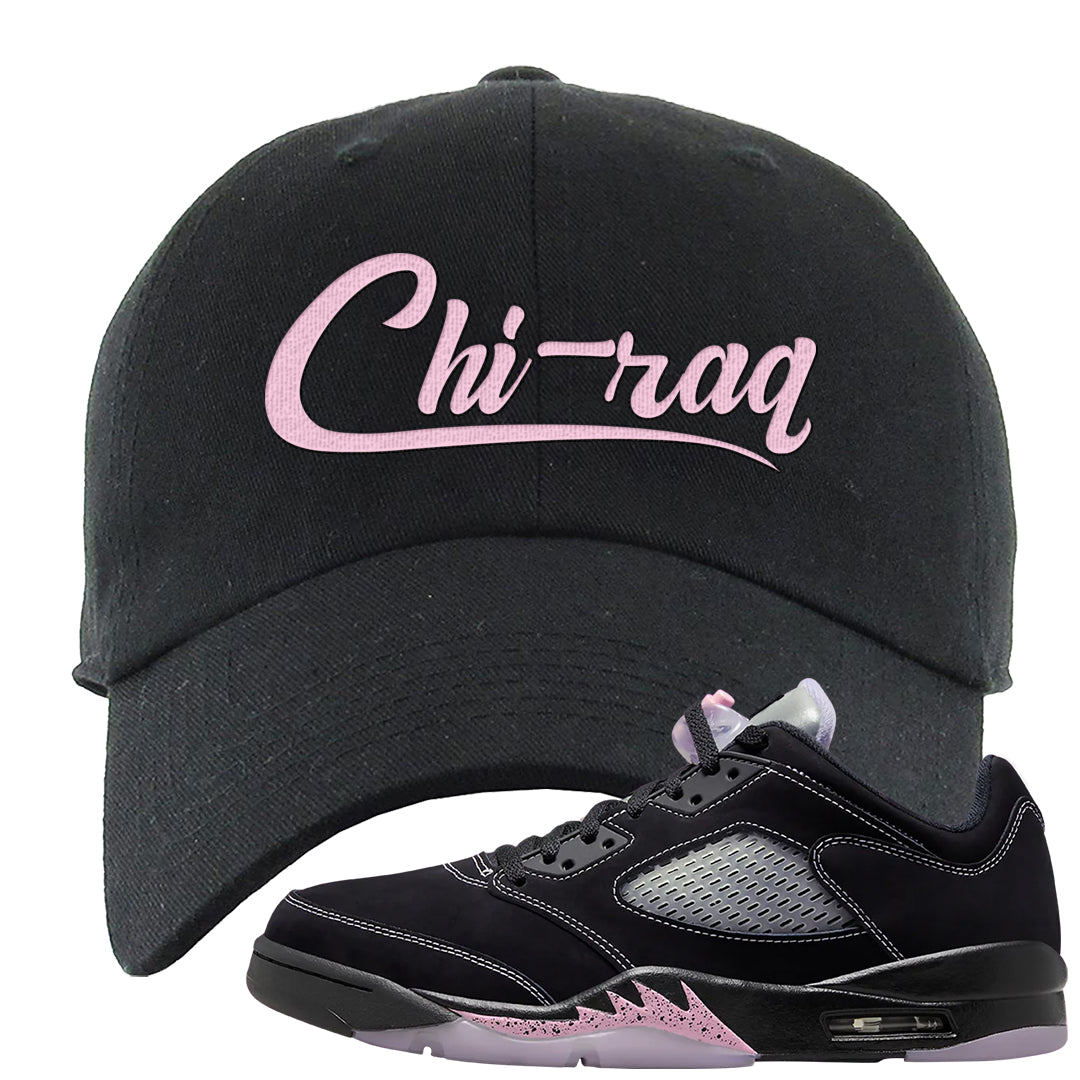 Dongdan Low 5s Dad Hat | Chiraq, Black