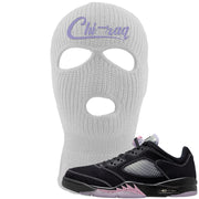 Dongdan Low 5s Ski Mask | Chiraq, White