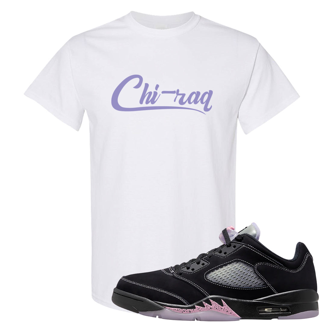 Dongdan Low 5s T Shirt | Chiraq, White