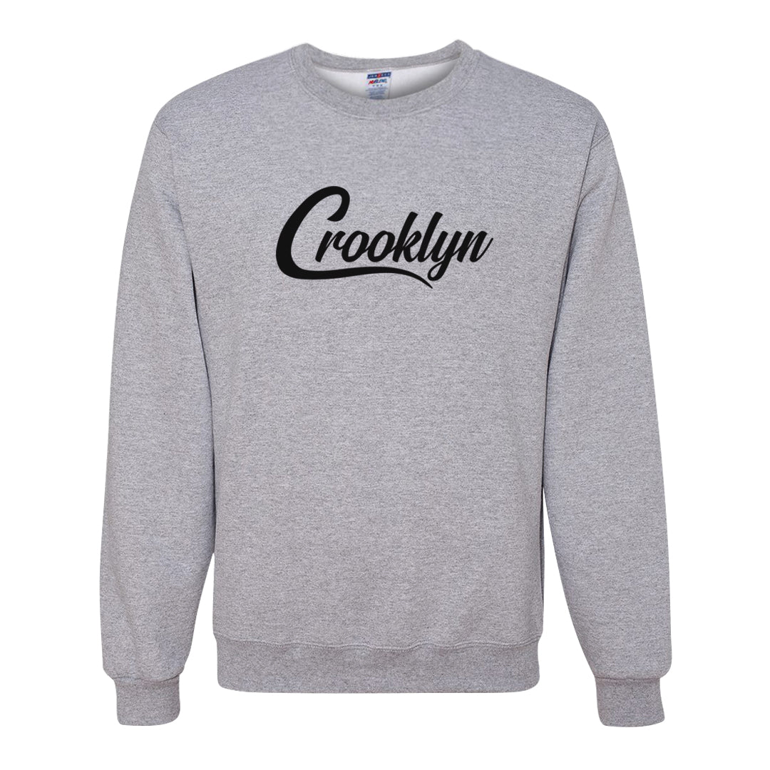 Dongdan Low 5s Crewneck Sweatshirt | Crooklyn, Ash