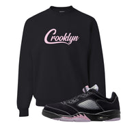 Dongdan Low 5s Crewneck Sweatshirt | Crooklyn, Black