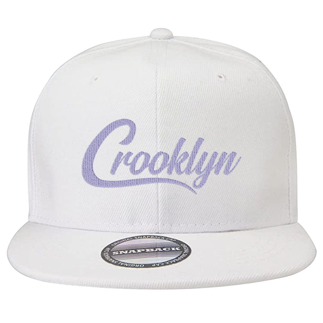 Dongdan Low 5s Snapback Hat | Crooklyn, White