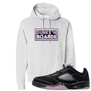 Dongdan Low 5s Hoodie | Dunks N Boards, Ash