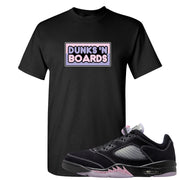 Dongdan Low 5s T Shirt | Dunks N Boards, Black