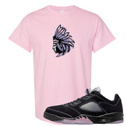 Dongdan Low 5s T Shirt | Indian Chief, Light Pink