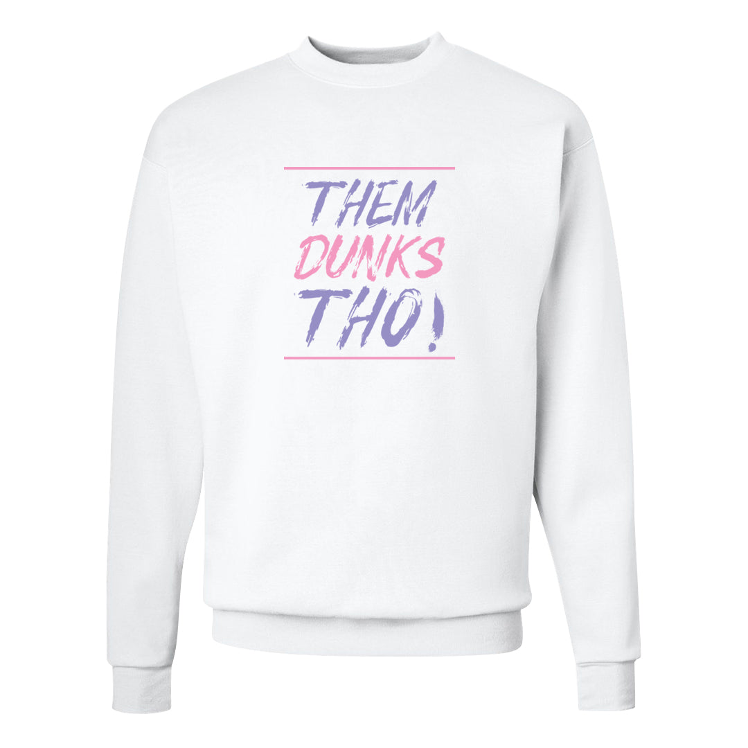 Dongdan Low 5s Crewneck Sweatshirt | Them Dunks Tho, White