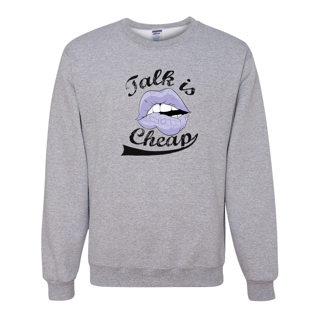 Dongdan Low 5s Crewneck Sweatshirt | Talk Lips, Ash