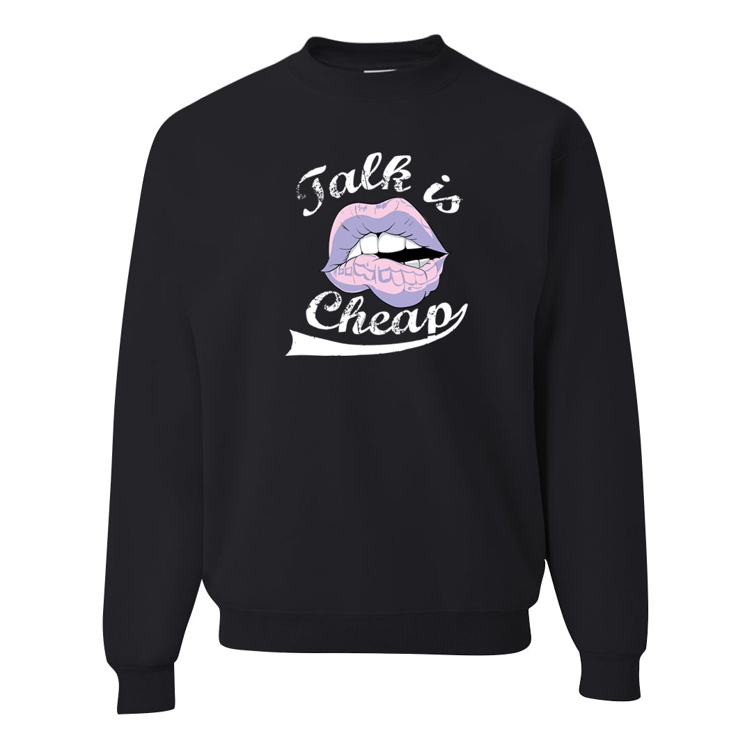 Dongdan Low 5s Crewneck Sweatshirt | Talk Lips, Black