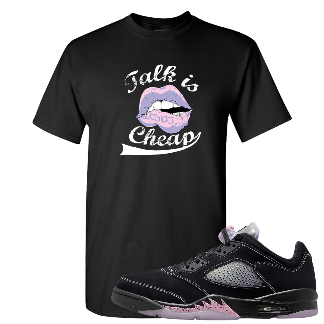 Dongdan Low 5s T Shirt | Talk Lips, Black