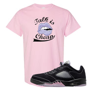 Dongdan Low 5s T Shirt | Talk Lips, Light Pink