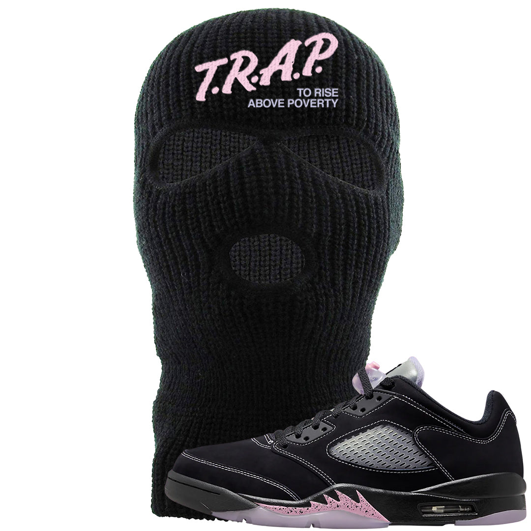 Dongdan Low 5s Ski Mask | Trap To Rise Above Poverty, Black