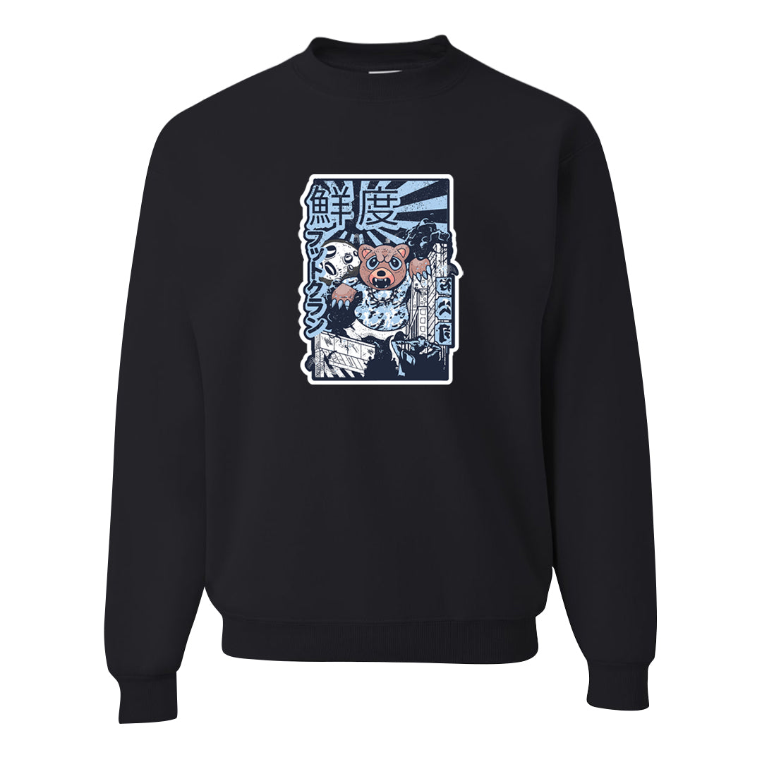 Midnight Navy 5s Crewneck Sweatshirt | Attack Of The Bear, Black
