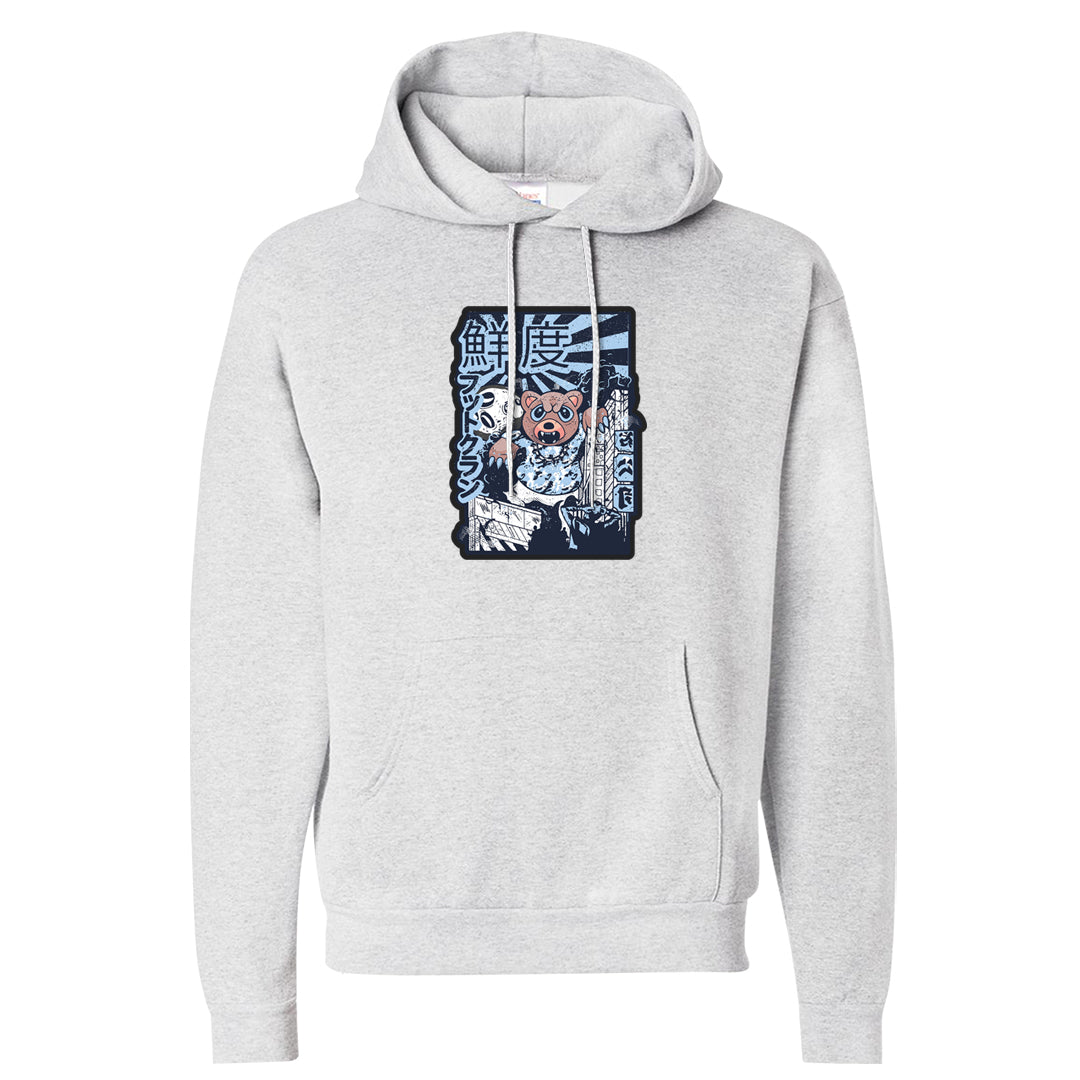 Midnight Navy 5s Hoodie | Attack Of The Bear, Ash
