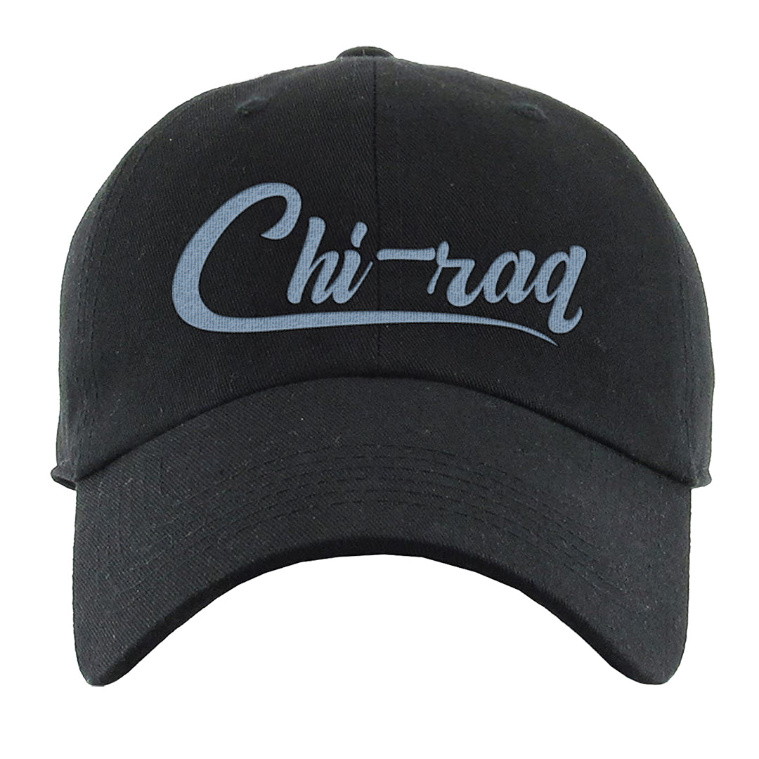 Midnight Navy 5s Dad Hat | Chiraq, Black