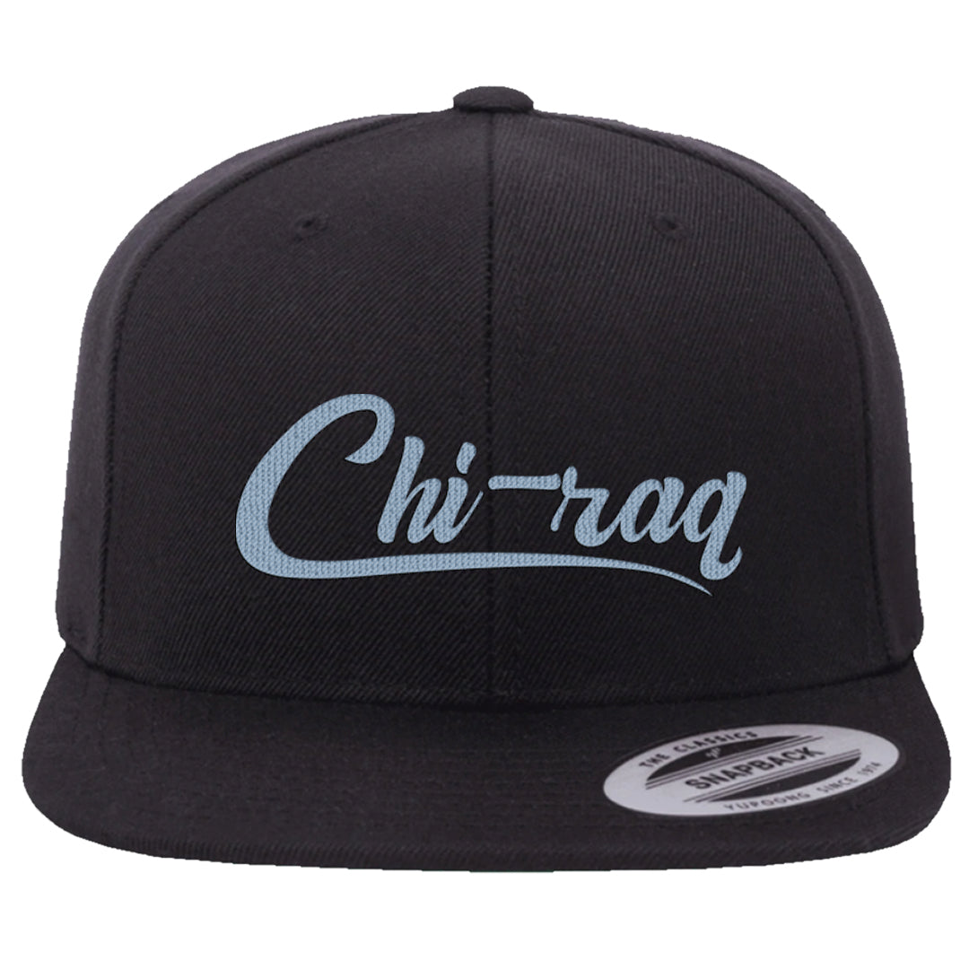 Midnight Navy 5s Snapback Hat | Chiraq, Black